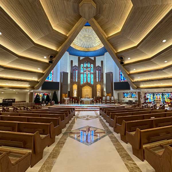 San Jose Catholic Church Jacksonville FL Renovation by Baker Liturgical Art Southington CT