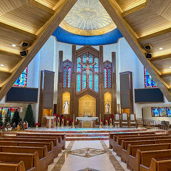 San Jose Catholic Church Jacksonville FL Renovation by Baker Liturgical Art Southington CT