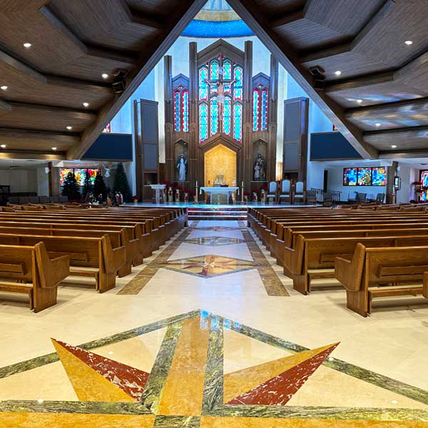 San Jose Catholic Church Jacksonville FL Renovation by Baker Liturgical Art Southington CT